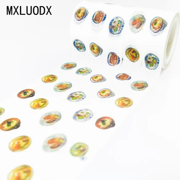 

Colored Washi Paper Tape Set Sticky Decor JapaneseScrapbook DIY Office Stationery Decorative Adhesive Masking Tape 1PCS/Lot