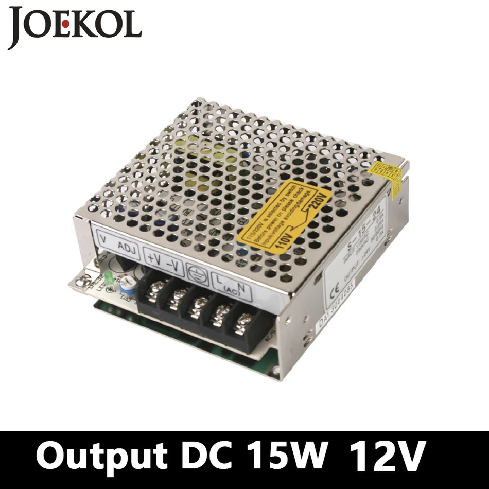 

High-quality Mini DC switching power supply 15W 12V 1.25A Single Output for Led Strip,voltage converter AC 110V 220v to DC 12v