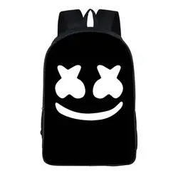 Новый детский персональный школьный рюкзак Marshmallow Guy, школьная сумка для мальчиков и девочек, с улыбающимся лицом, хип-хоп