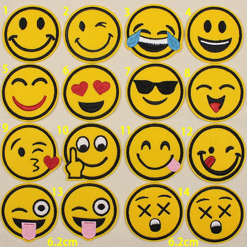 

1 pc Cute Fabric Cartoon Iron On Patches Badges Embroidered Appliqued Sewing for clothing