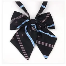 Регулируемый шейный галстук с цветочным узором в горошек в полоску для взрослых женщин, студенток, девушек, аксессуар для костюмированной вечеринки