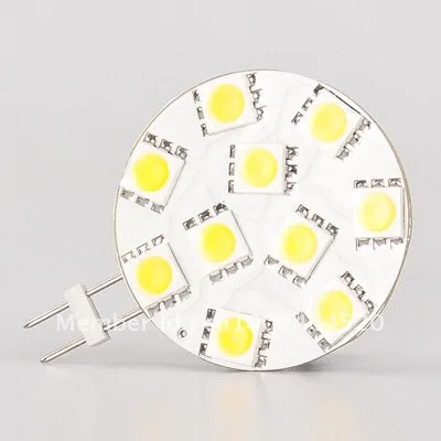 Светодиодная G4 Базовая лампа 10 SMD 5050 работает под 12VAC и 12VDC 24VDC 24VAC 200 220LM яхты
