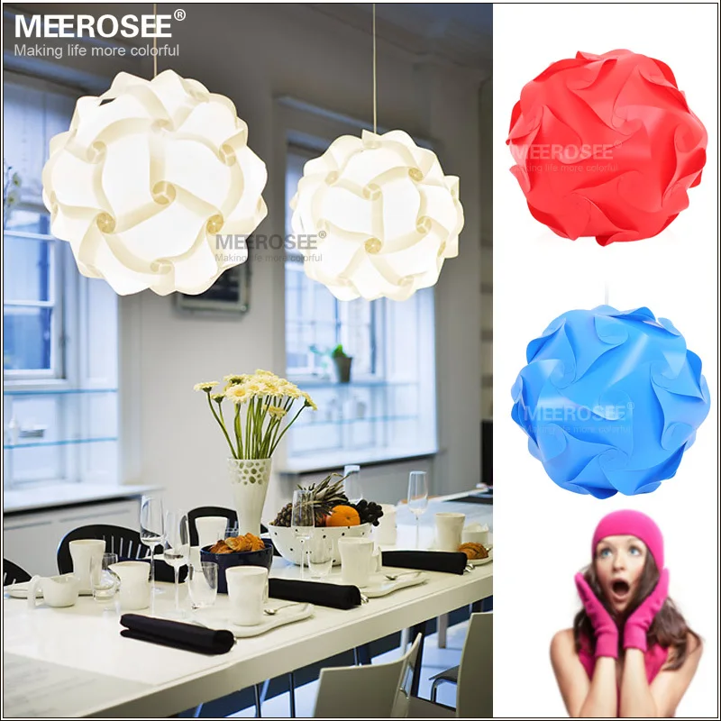 

DIY Novelty Pendant Ball lamp Plastic pendant lamp white color pendant lights,size 25cm/30cm/40cm