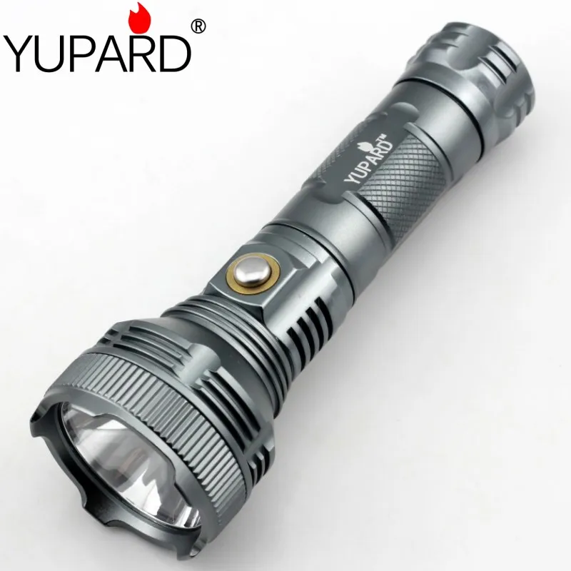 yupard high bright XM-L T6 LED torch LED flashlight camping lantern 18650 26650 rechargeable lamp outdoor sport fishing light