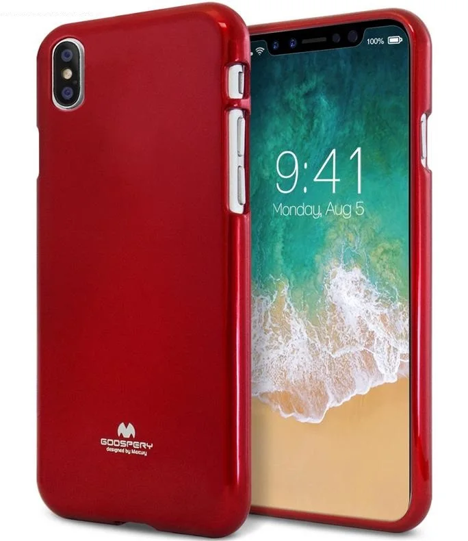 Mercury Goospery Красочный желе гибкий ТПУ мягкий чехол для iPhone X XS Max XR iPhone 11 Pro Max 6 S 7 7Plus 6 S 6Plus 8 8Plus - Цвет: Red
