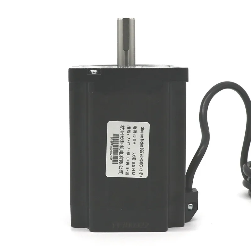 1 шт. Nema 34 86 шаговый двигатель 2 фазы 5.6A крутящий момент 8.5n. m Длина корпуса 118 мм
