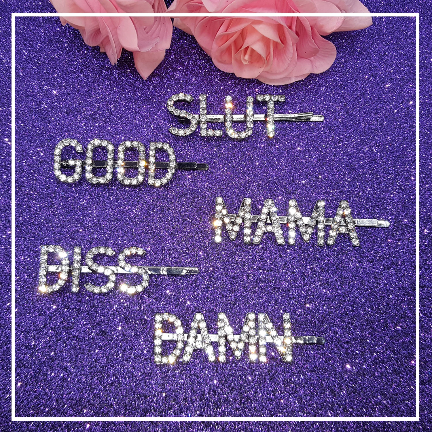 

Orignal Words Hairclips Top Popular Girls Bobby Pins Unique Letters Hairslide Professional Manufacturer Wholesale
