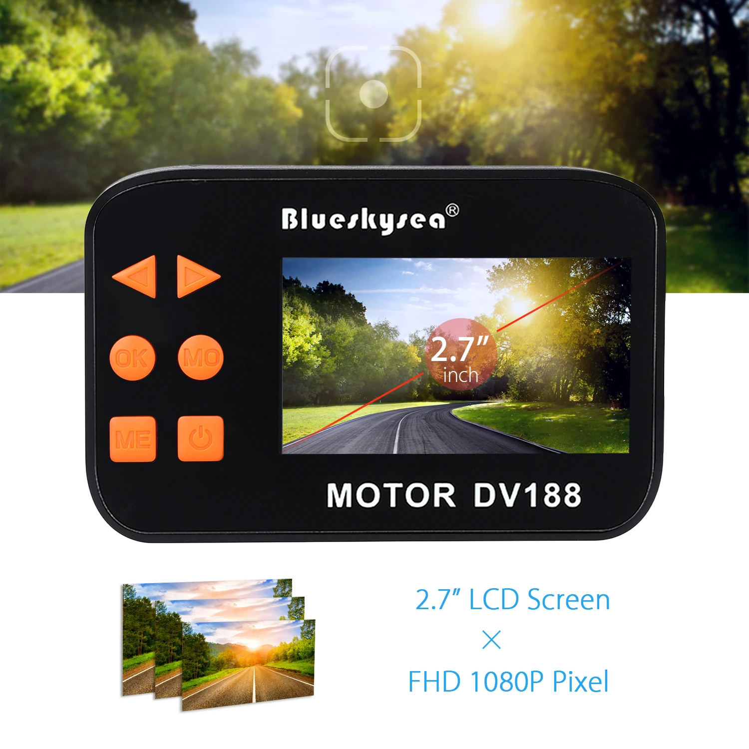 2 7 &quotLCD двойной видеорегистратор DV188 Спортивная Экшн камера видео DVR для