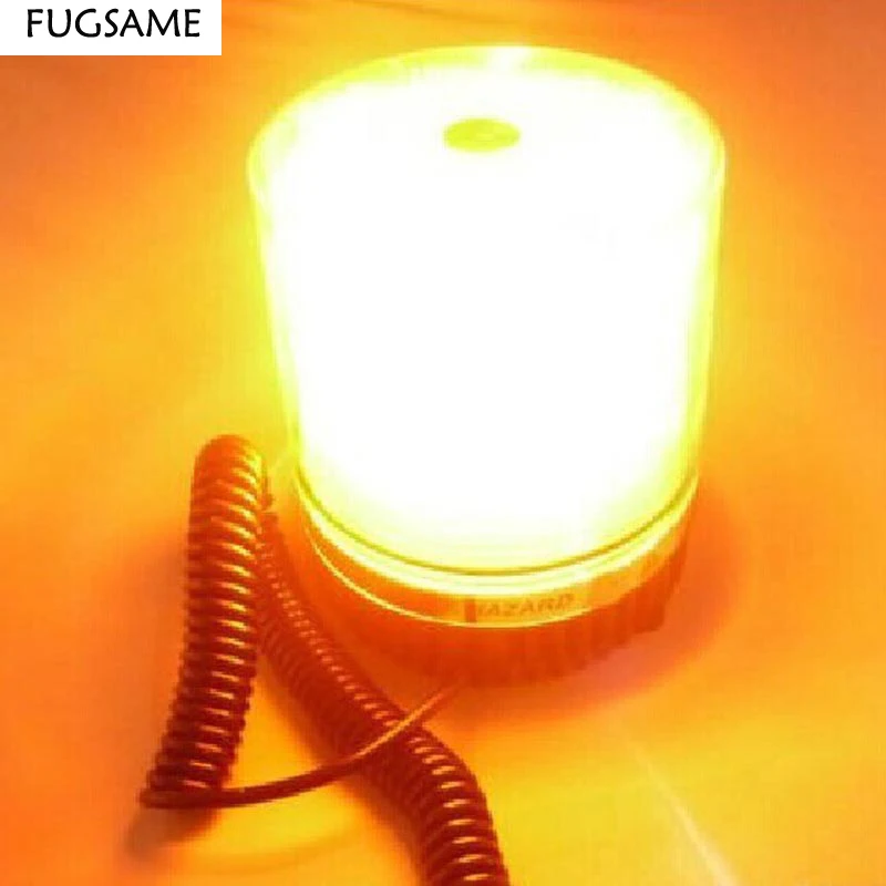 

12V ROTATING BEACON WARNING red LIGHT CAUTION REVOLVING CAR ROOF trouble lamp emmergency lighting multi -function indicator
