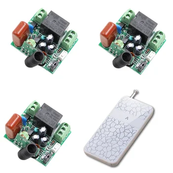 

315/433mhz AC220V 1 CH Mini Wireless Remote Control Switch 10A Relay Small Receiver Light Lamp LED Bulb Remote Lighting Switch