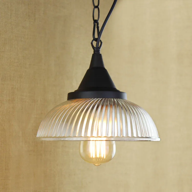 Iwhd vidrio hanglamp LED Lámparas colgantes estilo loft Iluminación industrial lámparas hierro Retro Vintage lámpara colgante iluminación