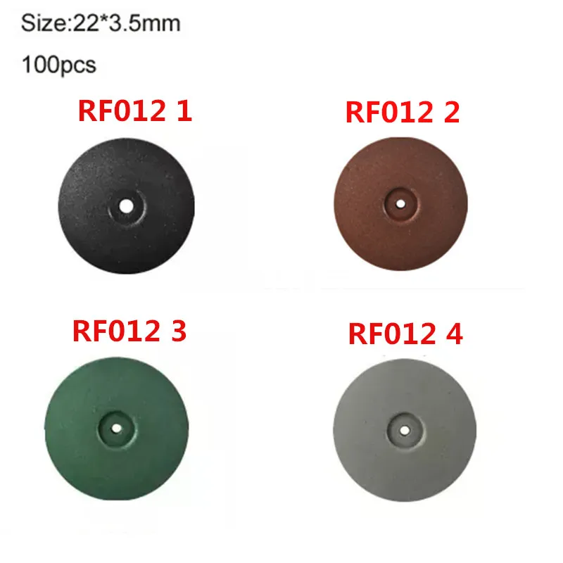 

100PCS 4 Colors New Mixed Colors Silicone Silica gel Polishing Wheels for Dental Jewelry Rotary Tool High Quality Polishing Disc