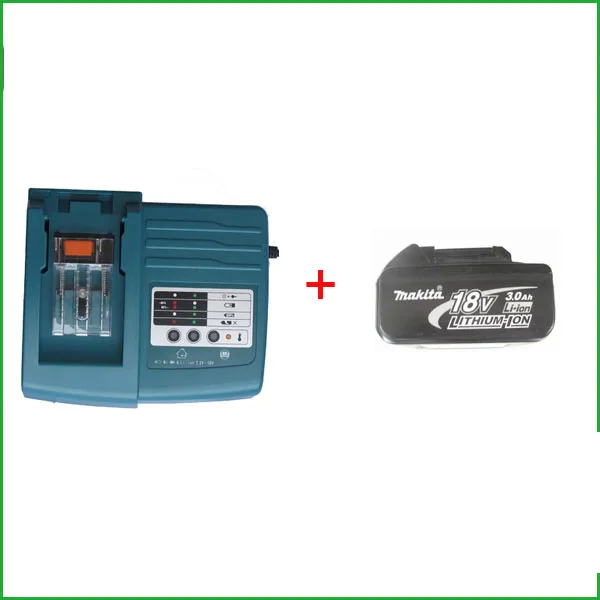 

Li-ion Battery Charger + 3000mA BL1830 Replacement Power tool Battery Charger for Makita BL1830 Bl1430 DC18RC DC18RA
