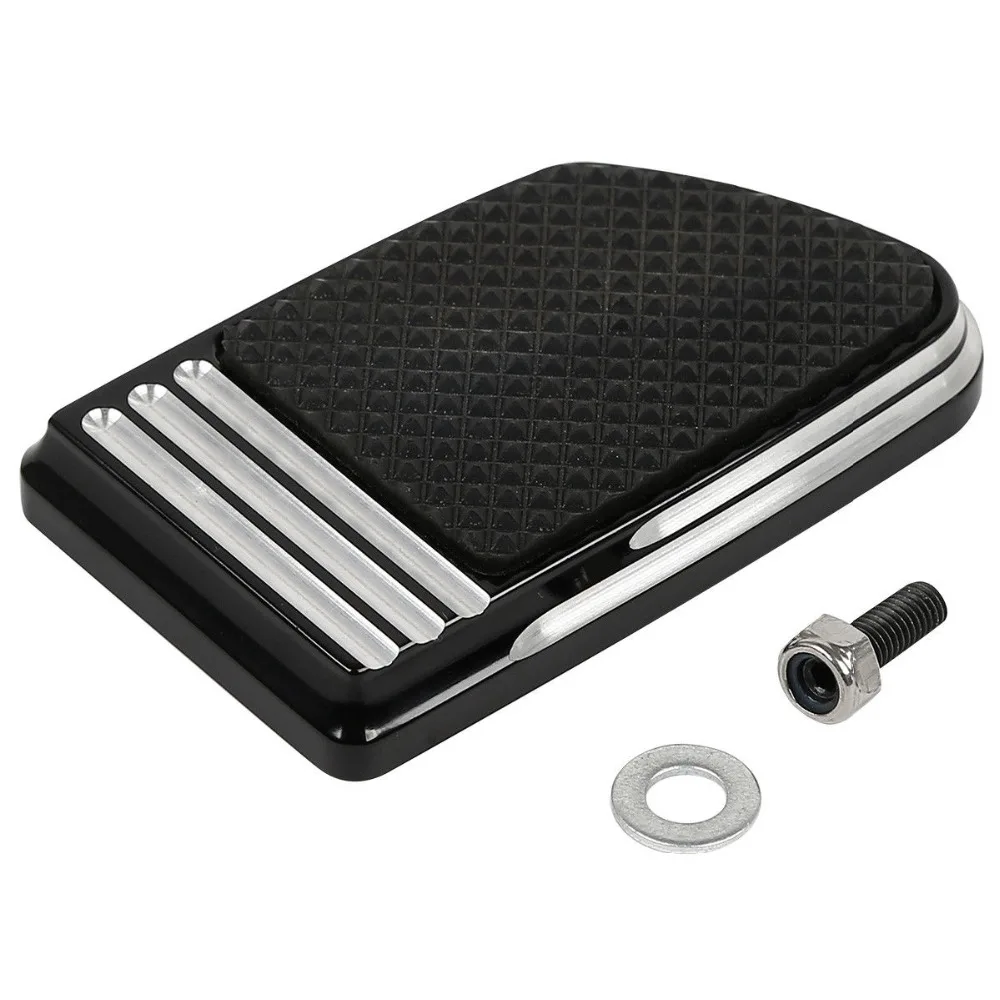 Черная Тормозная педаль для Harley Touring Road King Electra Street Glide Fat Boy Softail узкий FLHTCU