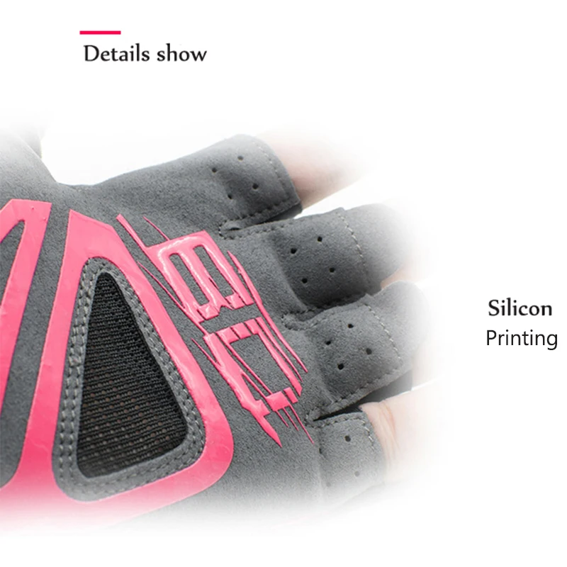 Women Anti-skid Breathable Gym Gloves Body Building Training Sport Dumbbell Yoga Fitness Exercise Weight Lifting Gloves