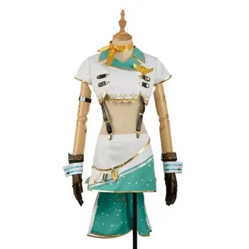 

[Customized] 2018 Anime Love live Sky Awakening Rin Hoshizora Uniform Cosplay Costume Full Set For Women Halloween Free Shipping