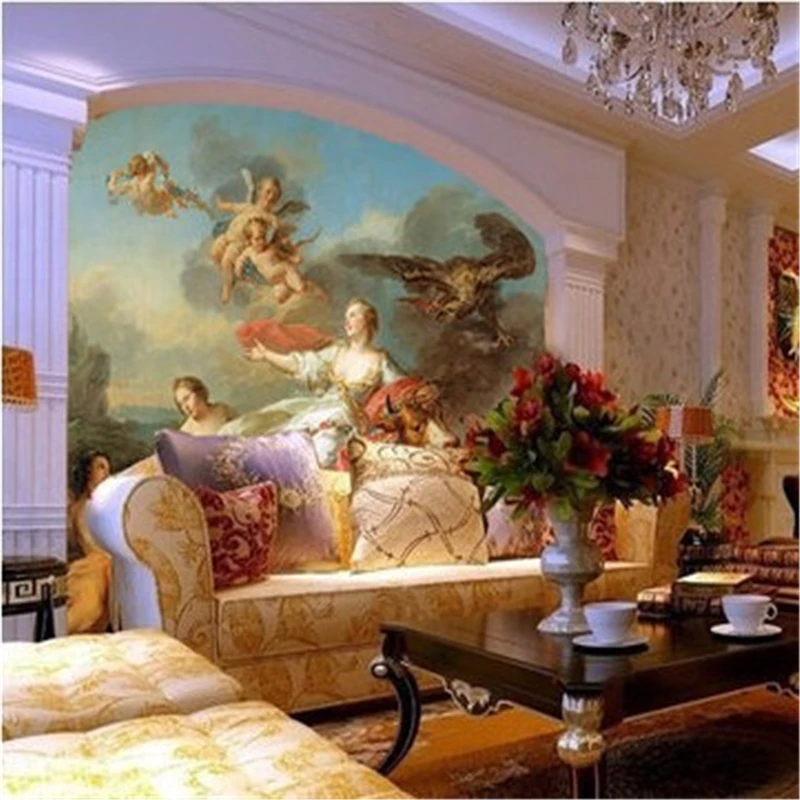 

2015 3d murals Hotels painting style living room sofa background wallpaper | wall coverings | Poseidon photo wallpaper