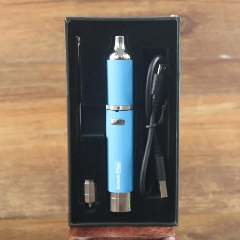 Yocan развиваться плюс starter kit 1100 мАч испаритель vape ручка кварц двойной катушки Встроенный батарея электронный cigarrate