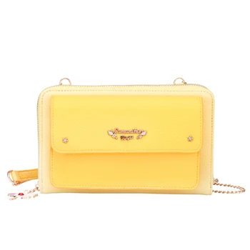 

Card Captor Cardcaptor Sakura Chain Shoulder Bag Messenger Crossbody Cute Anime Clutch Bag Women Zipper Long Wallet