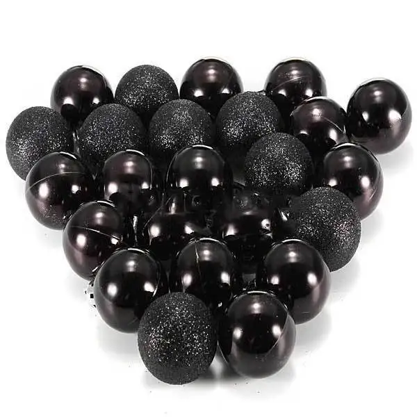 Drake 24 Pcs Candy Color Plastic Christmas Tree Jewelry Ornament Balls | Женская одежда