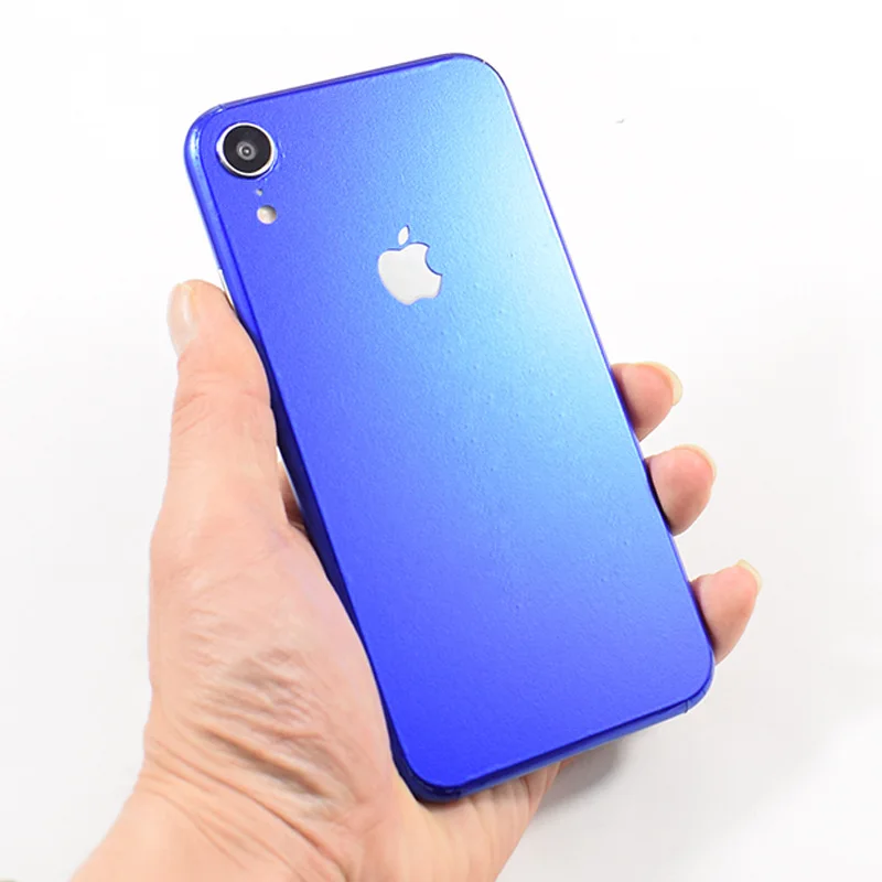 Меняйте цвет и лед пленка декоративная для iPhone XR задняя защита iPhoneXR XR матовая задняя пленка Защитные наклейки с подарком