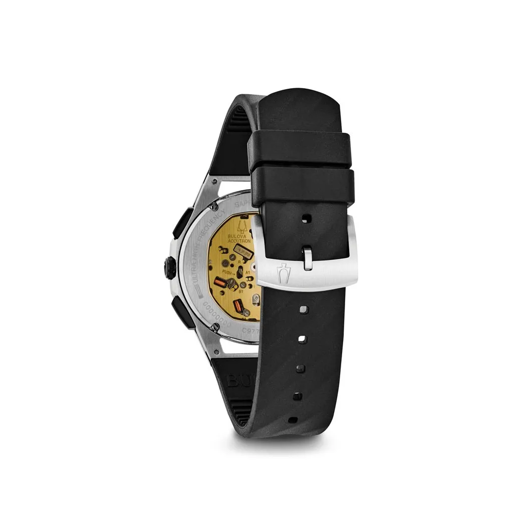 Наручные часы Bulova 98A161 мужские с кварцевым хронографом на пластиковом