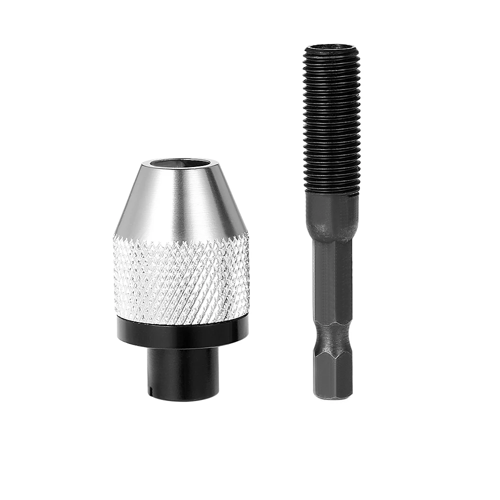 Mini Electric Grinder Quick Change Drill Chuck 6.35mm Hex Shank Universal Drill Bit Converter