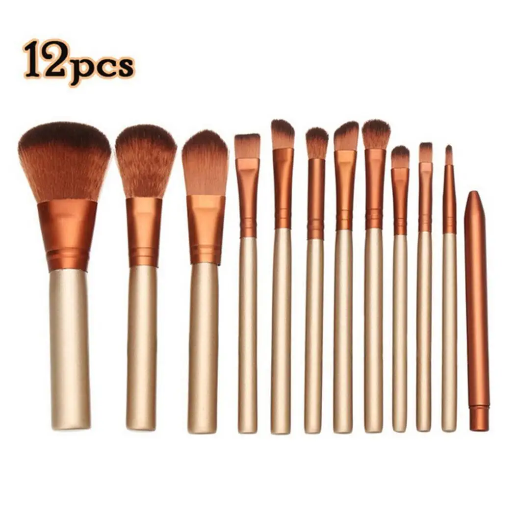 

Women Makeup Brushes Cosmetic Foundation Eyeshadow All Skin Types Lip Brush Casual China Set Set Wood Tool