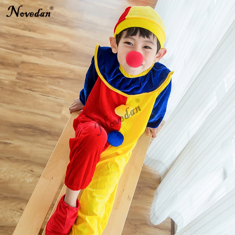 

Halloween Christmas Clown Costumes Baby Toddler Girls Carnival Party Cosplay Costume For Children Kids Clothes