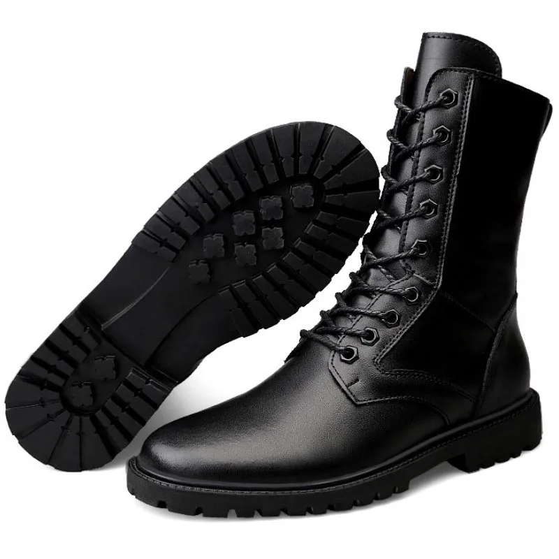 four aider slip Air Taille Winter Martin Aidenkid Bottes Plus Haute Vache De Seasons En Chaud Velours Hommes Grande Peau A Plein Casual Non Étanche TKJclF1