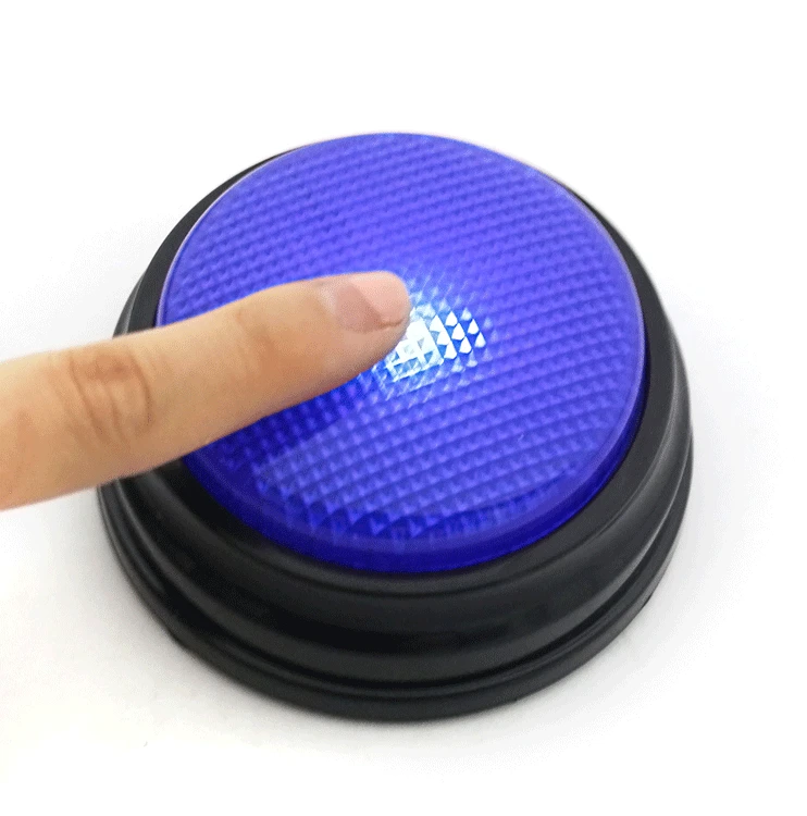 20s Voice Recordable Talking Button Sound Button Answer Buzzer with Led 