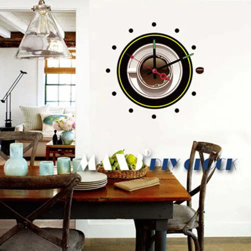Wholesale Large Frameless DIY Wall Stickers Clock Creative Dining Room