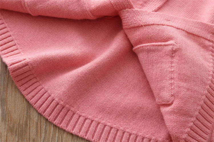  Fanfiluca Girls Sweater Hooded Batwing Sleeve Cardigan Cartoon Cute 2018 Autumn Winter Toddler Girls Cardigan New Year Costume 15