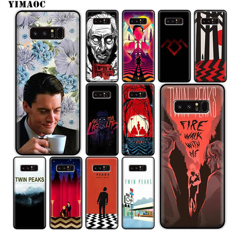 YIMAOC Twin Peaks Tv Shows Soft Silicone Case for Samsung Galaxy S10 S10e S9 S8 Plus S7 S6 Edge J6 Cover |