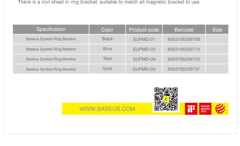 Baseus Symbol Ring Bracket (28)