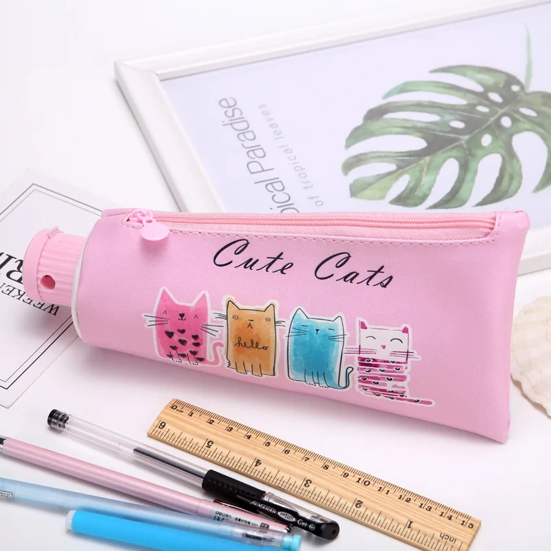 Милый чехол для карандашей Kawaii estuche escolar unicorn kalem kutusu пенал школьный stylo