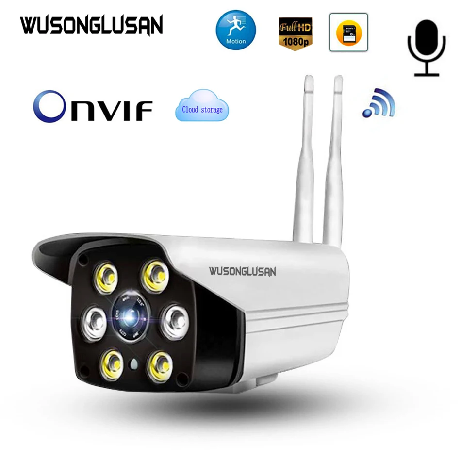 

Cloud Wireless IP camera wifi 1080P Bullet Support P2P Two way Audio motion Detector Waterproof for CCTV Home Security Monitor