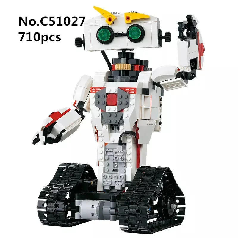 

710pcs 2in1 Remote Control RC Technic Transformation Deformation Robot USB Electric Building Blocks Toys For Children Kids Gifts