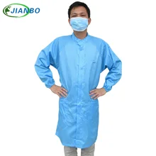 Factory Outlet Anti-Static Safety Cleanroom Clothes Dustproof Workwear ESD Mens Work Overalls Clean Room Long Protective Suit