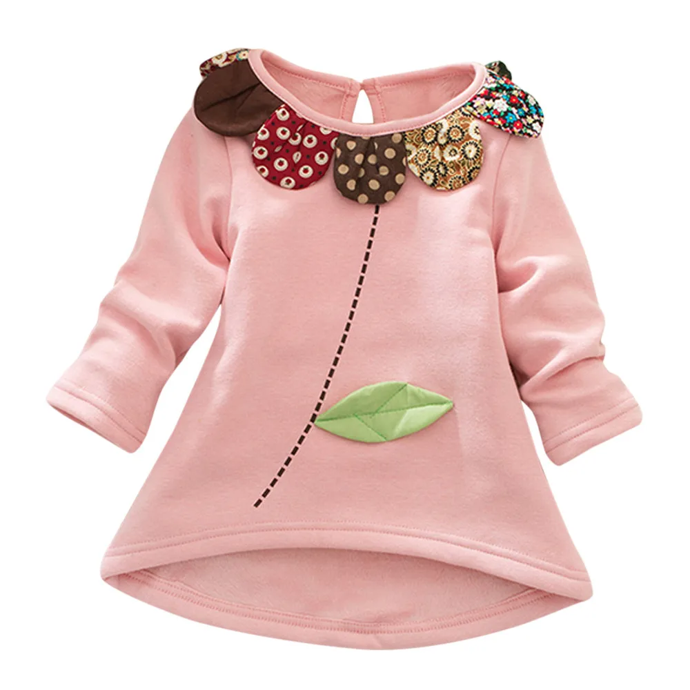 Muqgew свитера для детей Дети Обувь для девочек Обувь для мальчиков с цветочным рисунком Топы; рубашка с длинными рукавами пуловер Одежда осень-зима Рубашки для мальчиков