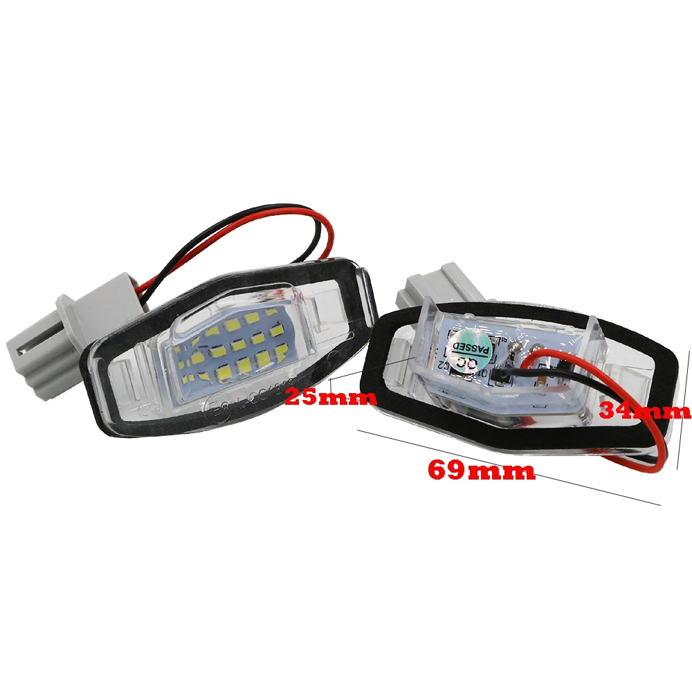 YSY 20 шт. новые автомобильные номерные знаки Светодиодные для TOYOTA Civic/Legend/Accord 18 SMD