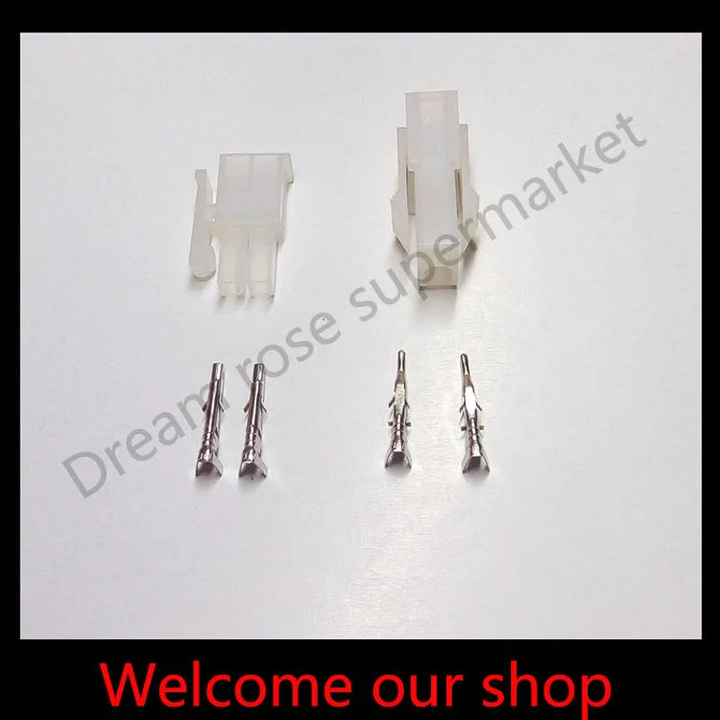 100sets 2 Pin/way 4.2mm 5557 5559 wiring harness pins terminal