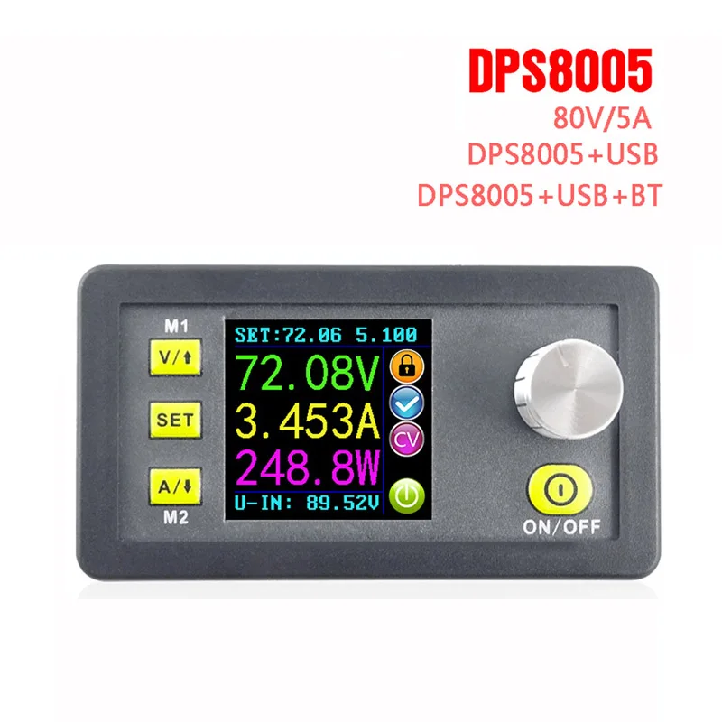 DPS8005 программируемый модуль постоянного напряжения тока понижающий источник питания Вольтметр Амперметр понижающий преобразователь 80 в 5A