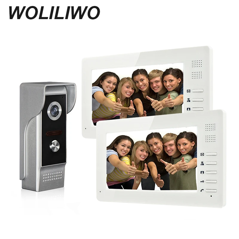 

Проводной проводной видеодомофон с ЖК-дисплеем TFT 7 дюймов, визуальная Система домофона, дверной звонок, двусторонняя Система домофона 700TVL, наружная инфракрасная камера