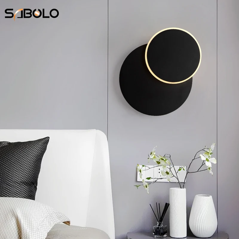 

Creative LED Wall Lamp Indoor Modern Light Fixture Luminous Lighting Sconce Bedroom Beside Reading Wall Light Indoor Wall Lamp