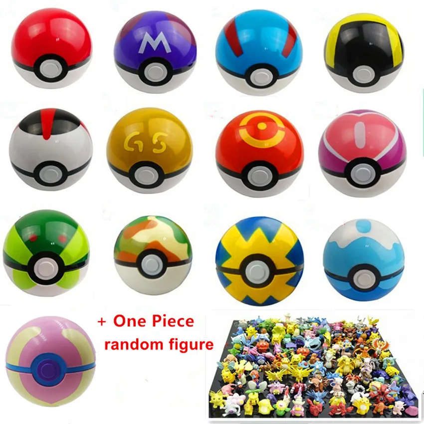 7Cm Pokeball Go Toys Openable Explosion Ball With Figures Pocket