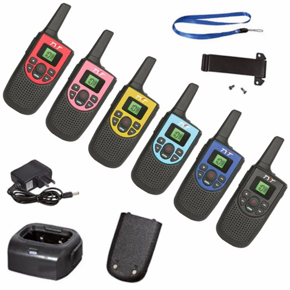 5pcs Two Way Radio Walkie Talkie Kids TYT TH 258 Portable 2.5W Long