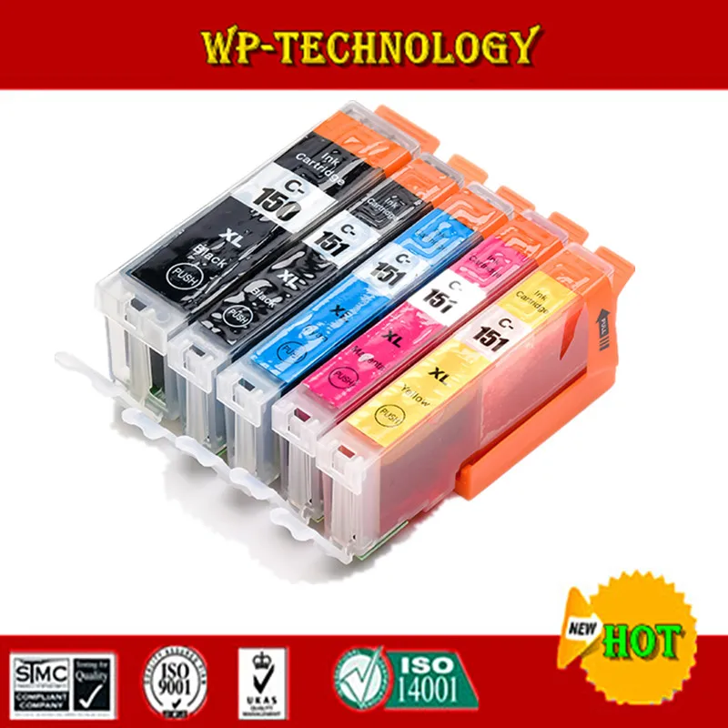 Compatible for PGI150 CLI151 ink cartridges suit Canon PIXMA MG6310 MG7110 MG7510 Ip8710 etc. | Компьютеры и офис