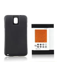 High Capacity 9600mAh Extended Battery For Samsung Galaxy Note 3 III N9000 + Black Case CoverPhone NFC Batteria Guarantee 100%