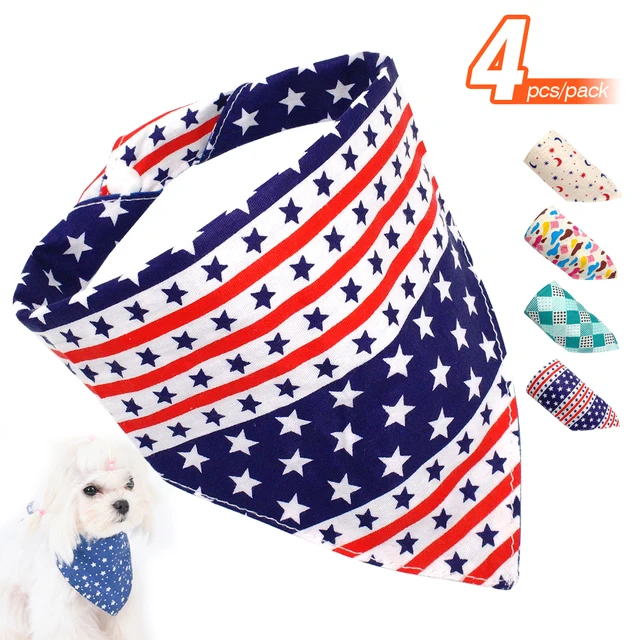 Cotton Dog Bandanas Collars